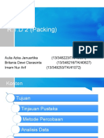 Residence Time Distribution Packing