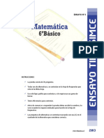 Ensayo3 Simce Matematica 6basico 2013