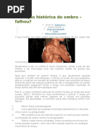 Evolução Histórica Do Ombro