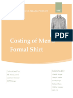 Costing of Men's Shirt