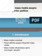 Impactul Mass Media Mihai Vacariu Prezentare