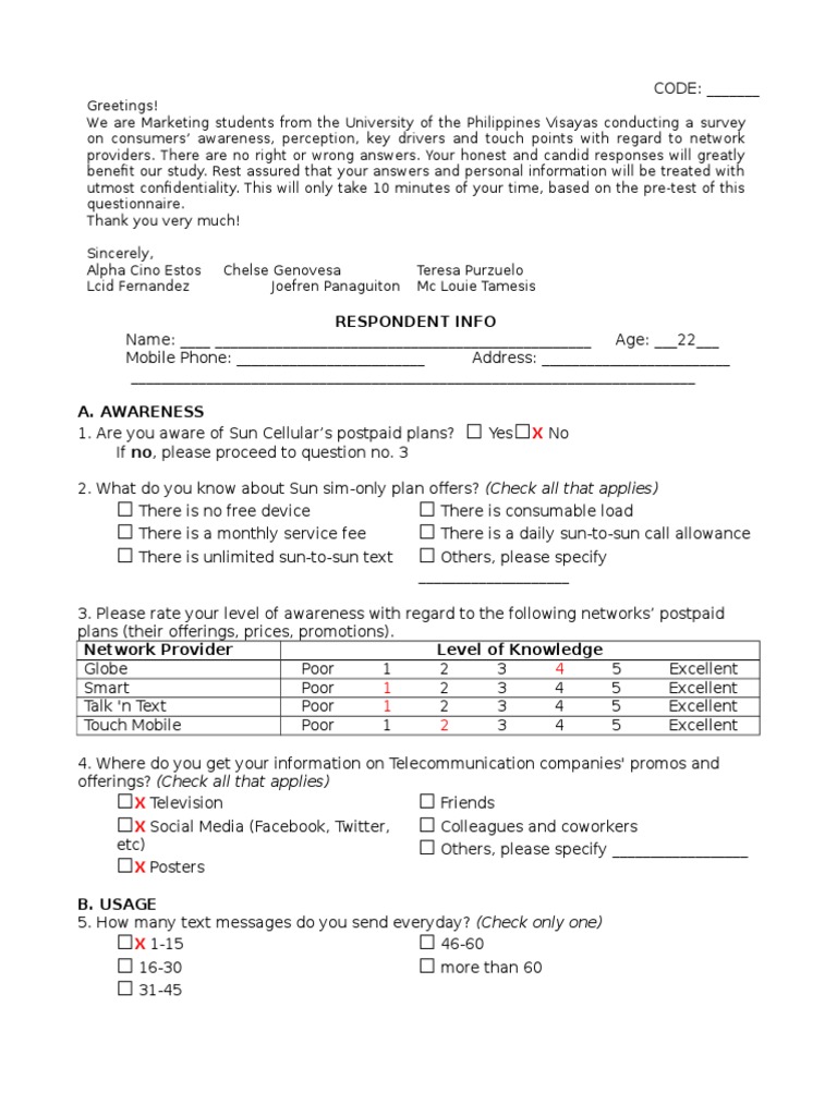 Financial literacy survey questions image