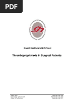 Download Thromboprophylaxis in Surgical Patients by rahularya2005 SN31478383 doc pdf