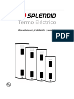 Manual Termo Electrico Splendid Update