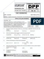 Revision Plan-II (DPP # 2) - Chemistry - English