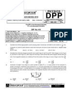 Revision Plan-II (DPP # 3) - Physics