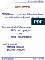 Ergonomia, Fizjologia I Higiena Pracy PDF
