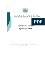 CGR Informe Gestión Agosto