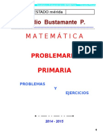 Problemario Matematica para Primaria 