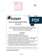 FUVEST 2013 Prova V