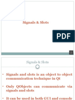 Signals Slots