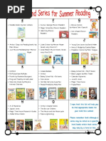 Book Series by Level For Parents