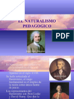 Elnaturalismo Pedagogico