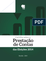 Tse Cartilha Prestacao de Contas Eleicoes 2014