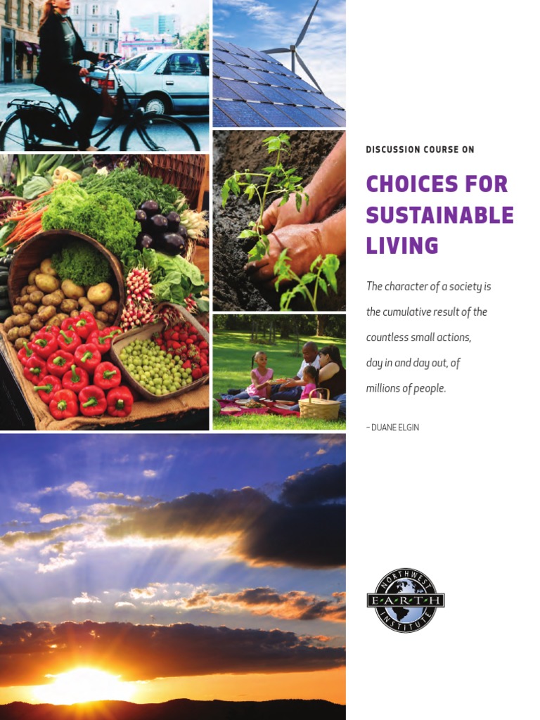 Choices for Sustainable Living Facilitator Sustainability