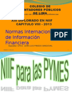 Aspectos Generales de Las Niif para Pymes