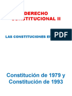 Constitución de 1979 y Constitución de 1993