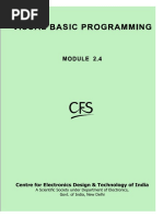 Visual Basic Programming