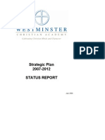Strategic Plan Status Report July 2009