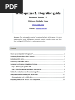 WIRISquizzes Integration Guide 1.2