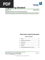 Saudi Aramco Electrical Standards Overview | PDF | Instrumentation ...