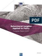 Behavioural Insights in Policy Making