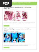 Download Aneka Tutorial Hijab Pashmina Segi Empat Terbaru 2016 by Jade Elsey SN314862984 doc pdf