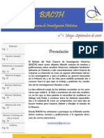 Boletín del Aula Canaria de investigación histórica nº1