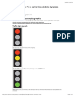 Light Signals Controlling Traffic