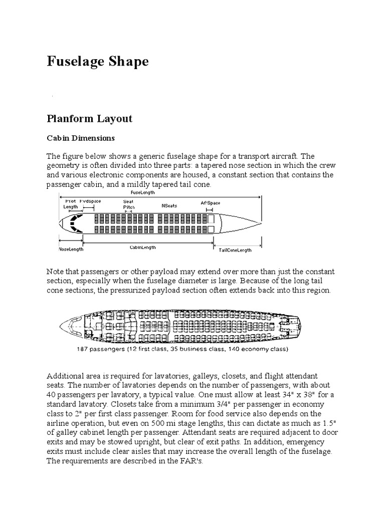 Fuselage System Layout | Knowledge-based automatic Airframe Design ...