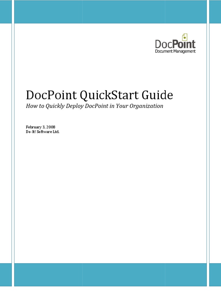 DocPoint QuickStart Guide | PDF