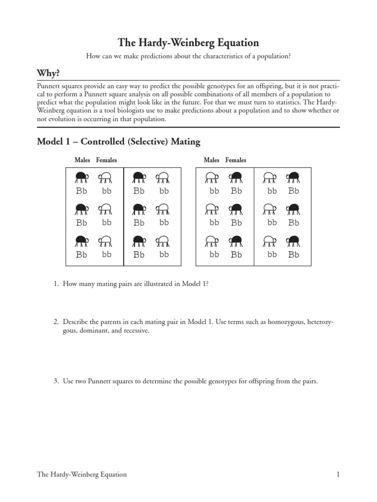 H W Practice Prob Key Dominance Genetics Allele