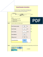 Chute Diameter Calculation Formula