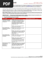 ISO 9001-2015 Transition Checklist C 01 Rev A