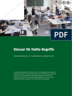 Glossar Für Hattie-Begriffe