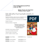 Proclamación de la Independencia del Perú.docx