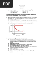 Chemistry 1 Thermodynamics Final and Solutions