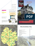 2010 Hereford Worcester Signpost tourist guide