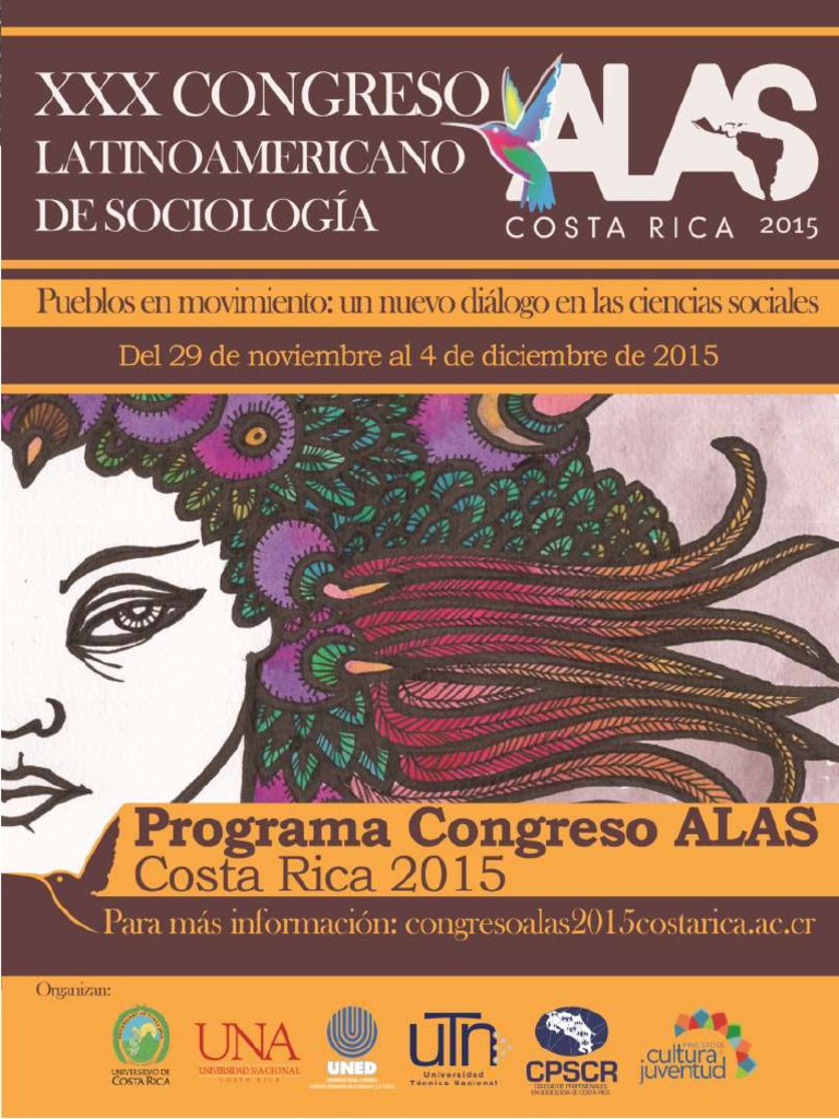 Programa Congreso Alas Costa Rica 2015 Detallado Costa Rica America Latina scribd