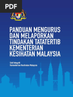 Buku Panduan Mengurus Dan Melaporkan Tindakan Tatatertib KKM