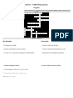 Crusigrama Melodía y Armonía