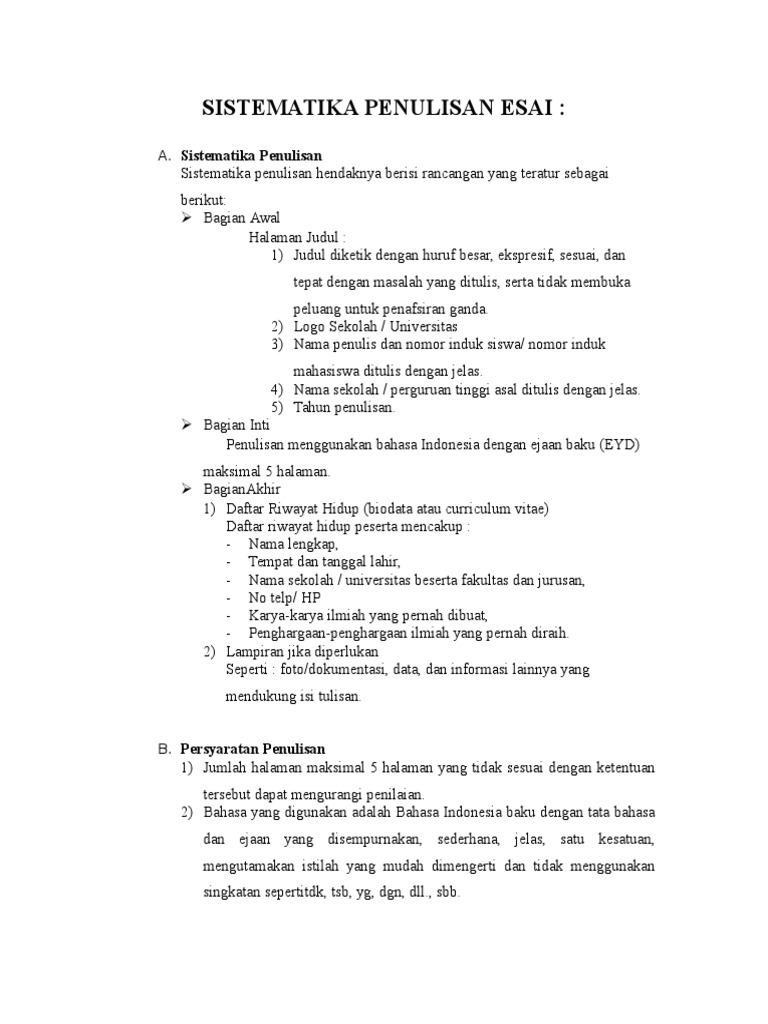 Apa itu essay picture