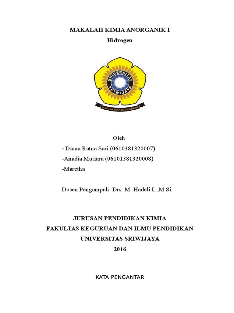 Makalah Hidrogen Fix