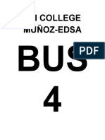 Bus Sign 