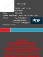 PPT TA Sri Mulyati Ulfah 13400008 (Analisis Ketidaklengkapan Pengisian Informed Conset Guna Menunjang Mutu Rekam Medis di RSKGM Bandung).pptx