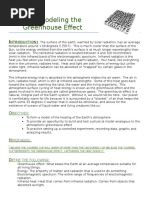 Greenhouse Effect Experiment Lab 1