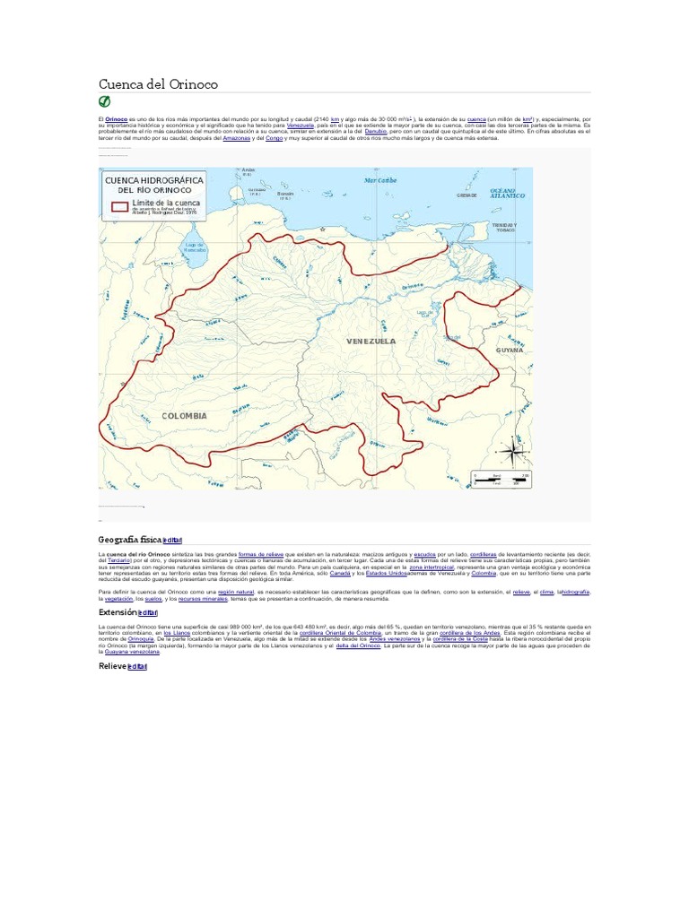 RIO Cuenca Del Orinoco | PDF | Clima | Velocidad del viento