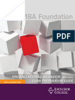 MBA Exam Prep Guide Organiz Behav