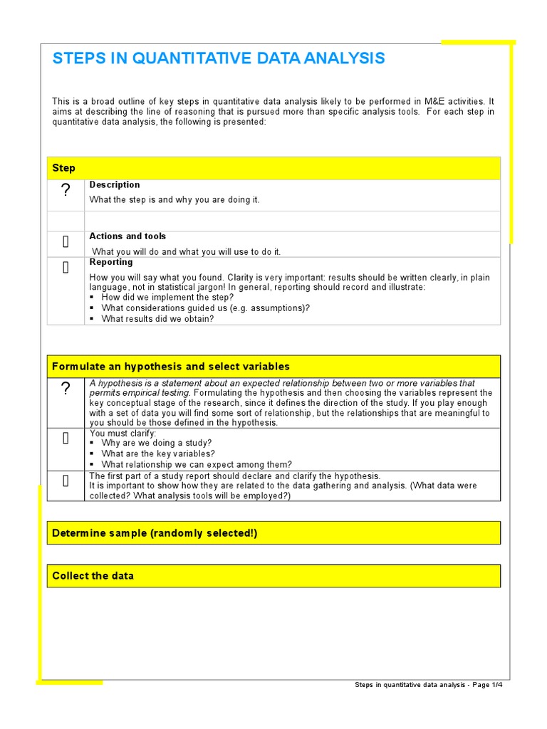 Steps Quantitative Data Analysis | Statistical Hypothesis Testing ...