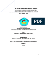 Hubungan Terapi Hiperbarik Oksigen Dengan Perbaikan Klinis Pasien Gangren DM Di Rsal Dr. F.X Suhardjo Periode Januari 2011 - April 2016